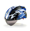 【GVR】磁吸式鏡片 G203V 追風II-跳躍系列-黑曜藍 內搭抗菌防臭防蟲網軟墊 [G203JUM-B] 自行車安全帽