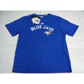 *新莊新太陽* MLB 大聯盟 藍鳥隊 球隊 無背號 藍色 棉質 圓領 短袖T恤 6230201-030 特600