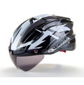 【GVR】磁吸式鏡片 G203V 追風II-跳躍系列-雲和灰 內搭抗菌防臭防蟲網軟墊 [G203JUM-GS] 自行車安全帽