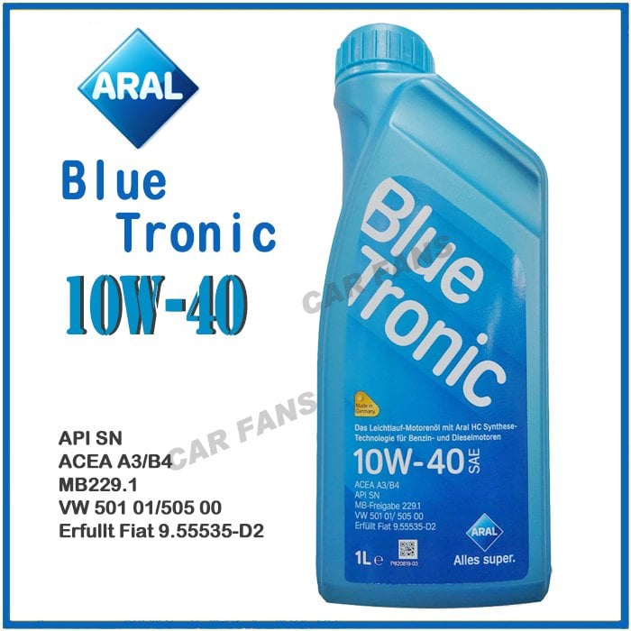 【愛車族】亞拉ARAL BLUE TRONIC SAE 10W-40 合成機油