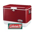 美國 Coleman 經典不鏽鋼冰箱 〈51公升 附贈750cc大冰媒〉