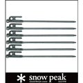 日本Snow Peak Solid Stake 鍛造強化鋼營釘-30cm 六支一組 # R-103-1