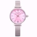 LOLA ROSE 英式LONDON的美感時尚優質米蘭式腕錶-大理石粉紅+銀殼-LR4011G