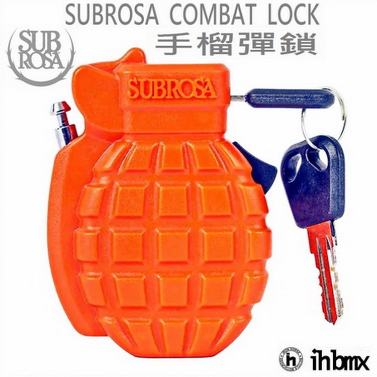 【 IH BMX 】SUBROSA COMBAT LOCK 手榴彈鎖 DH/極限單車/攀岩車/街道車/單速車