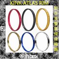 KINK ATLAS RIM BMX 鋁合金雙層焊接輪圈 黑/銅/藍/拋光銀/紅/金 滑步車 場地車 越野車