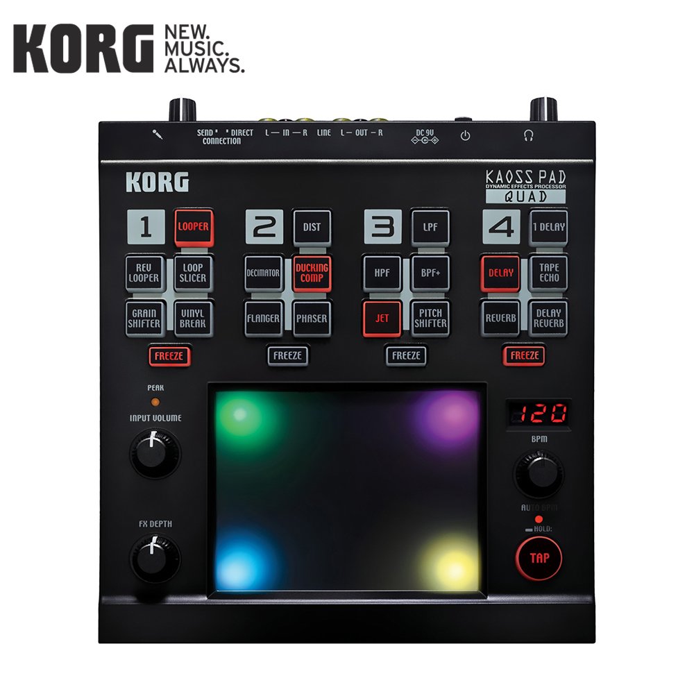 KORG KAOSS PAD QUAD Dynamic Effects Processor DJ 觸控式效果器