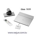 Cisco Sx20- 12倍鏡頭-- 硬體式視訊會議 ‧1080p60f 、單點視訊會議、可連接電視或投影機