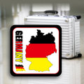 【衝浪小胖】德國旗領土防水、抗ＵＶ貼紙／Germany／各國都有販售和客製