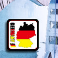 【衝浪小胖】德國旗領土抗ＵＶ、防水貼紙／Germany／各國都有販售和客製