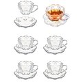 【ARION】☆草莓浮雕系列☆透明玻璃杯盤組 - 6組裝(居家生活、玻璃餐具、杯碗盤碟、禮品、 贈品)