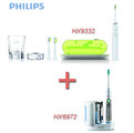 PHILIPS 飛利浦 HX9332鑽石級音波電動牙刷 + HX6972旗鑑級音波震動牙刷 組合促銷中