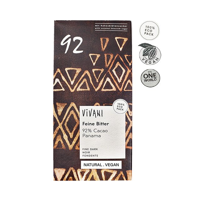 Vivani 92%黑巧克力 80g/片 德國原裝