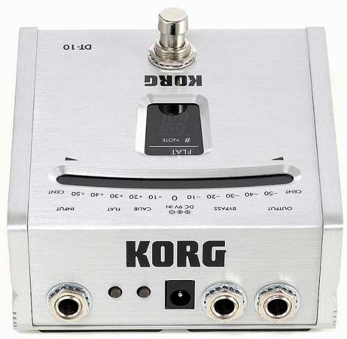 KORG DT-10 Digital Tuner 電吉他電貝斯專用踏板式數位調音器- PChome