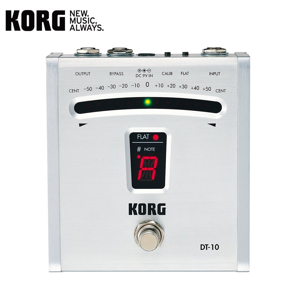 KORG DT-10 Digital Tuner 電吉他電貝斯專用踏板式數位調音器