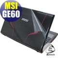【EZstick】MSI GE60 系列專用 二代透氣機身保護貼(含上蓋、鍵盤週圍)DIY 包膜