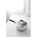 【歐喜廚】OSICHEF 蘋果鍋具系列 - 不鏽鋼奶鍋 (16cm) (附透明鍋蓋)