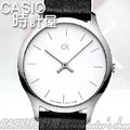 CASIO時計屋_Calvin Klein_CK手錶_K2621120_白面時尚皮錶帶中性錶_全新有保固_附發票~
