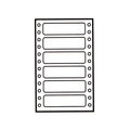 鶴屋2490 單排點矩陣印表機專用標籤24x90mm(900片/盒裝)