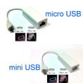 USB轉RJ-45 Android平板電腦專用 Mini / Micro USB 有線網卡 乙太10/100M USB2.0 A10 A13雙核 智慧MP5 CPK LTP IS皆支援