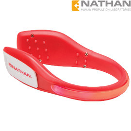 【黎陽戶外用品】美國NATHAN LightSpur 防水LED鞋環(紅) 適合三鐵 夜跑 慢跑 單車 登山 野跑NA5072NTD