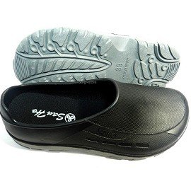 三和牌 RH161《 男雙色防水鞋 》 雨鞋 雨靴 防水塑膠鞋 100%台灣製造~100%防水~防滑柔軟舒適 ~工作鞋~廚師鞋~ 園丁鞋 ~ 醫療鞋(黑色)
