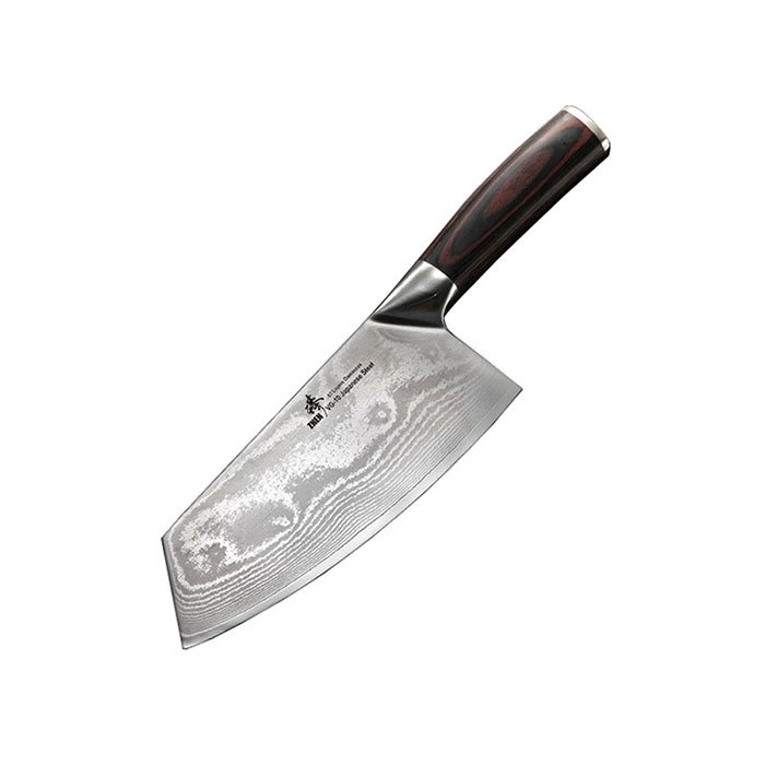 【 臻】 大馬士革鋼系列 / 中式菜刀-肉桂刀 DLC828-4M