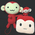 【輔大猴】絨布零錢包+吊飾+娃娃