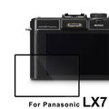 yardiX代理【LARMOR 防爆玻璃靜電吸附相機保護貼-Panasonic Lumix DMC-LX7專用】硬度8H 日本光學材質
