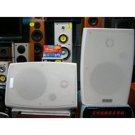 【昌明視聽影音商城】AUDIMAXIM 美國音樂大師 CK-K56 白色造型設計 大功率承受. 一組兩支
