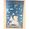 Hello Kitty(凱蒂貓) 25周年聖誕禮物包裝OPP袋 日本製 4901610633304