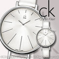 CASIO手錶專賣店 國隆 CK手錶專賣 Calvin Klein 瑞士_K3E231L6_亮白奢華簡約時尚名伶腕錶_保固一年_開發票