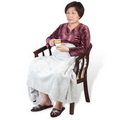 【源之氣】銀髮族竹炭超細纖維柔軟居家/靜坐毛毯 (75*150cm) RM-10507