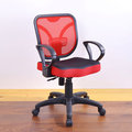 《嘉事美》傑保坐墊加厚網布扶手辦公椅(紅色賣場)/電腦椅/座椅/彈簧椅CH088R