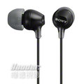 【曜德】SONY MDR-EX15LP 黑色 耳道式耳機 時尚輕盈