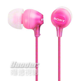 【曜德】SONY MDR-EX15LP 粉色 耳道式耳機 時尚輕盈