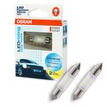 OSRAM LED 雙尖36mm 汽車室內燈泡 6000K/6700K 公司貨(2入)