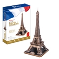 [樂立方3D立體拼圖]著名建築豪華升級版-巴黎艾菲爾鐵塔(MC091h)