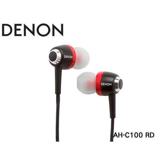 【宏華資訊廣場】DENON天龍 AH-C100EM耳道式耳機 公司貨 全新出清福利品