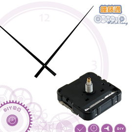 【鐘錶通】日本精工/SKP 28307高扭力時鐘機芯/鎖針/跳秒/螺紋軸高8.8mm+V系列鐘針V429318(送掛勾)