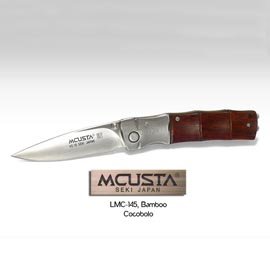 日本MCUSTA 竹節型柄折刀 (紫檀木柄)-#MCUSTA MC-145