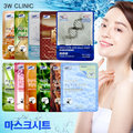 【3W Clinic】純棉保濕面膜 23mlx50入 (13款任選) 韓國保養品牌 原裝正品 比自己韓國帶便宜