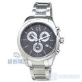 【錶飾精品】CK錶/CK手表/Calvin Klein K0K28107 三眼碼錶計時灰黑面鋼帶女錶 全新原廠正品