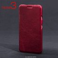 三星 Note3 3 真皮復古刷痕翻頁手機保護皮套(小牛皮) 手機殼 紅色黑色白咖啡