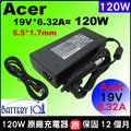 Acer 變壓器 原廠 宏碁充電器 120W 電源 19V 6.32A Aspire 5350 5745G 5745PG 5750G 5750Z 5750ZG 5820G 5820TZ 5820TZG V7-772g