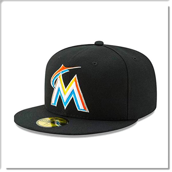 【ANGEL NEW ERA】NEW ERA MLB 邁阿密 馬林魚 59FIFTY 復古 正式球員帽 經典黑 棒球帽