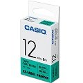 CASIO 標籤機專用色帶-12mm【共有9色】綠底黑字XR-12GN1