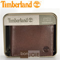 ::bonJOIE:: 美國進口 新款 Timberland 紙盒裝三卡透明窗皮夾 (咖啡色)(附原廠盒裝) 二折式 短夾 實物拍攝