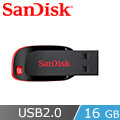 SanDisk Cruzer Blade CZ50 USB 隨身碟 16GB (公司貨)