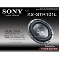 音仕達汽車音響 SONY 正公司貨【XS-GTR101L】10吋超重低音喇叭 10吋低音單體