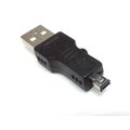 USB(公)轉MINI 4P(公) MP3/MP4 老款/舊款mini 4 pin 藍芽/相機 轉換頭/轉接器/轉接頭